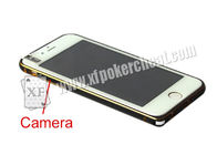 Χρυσό χρώμα Iphone 6 κινητή τηλεφωνική κάμερα που χρησιμοποιείται στο ιδιωτικό παιχνίδι καρτών
