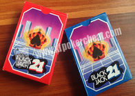 Αρχικές μαύρες χαρακτηρισμένες ο Jack κάρτες 58 πόκερ της Κίνας * μέγεθος 88mm
