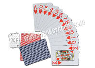 Χαρακτηρισμένες κάρτες πόκερ του Τέξας Holdem που γίνονται από τον πλαστικό τεράστιο δείκτη