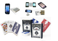Ποδηλάτων γοήτρου κόκκινο και μπλε πόκερ καρτών πόκερ Dura το ευκίνητο χαρακτηρισμένο εξαπατά τις κάρτες