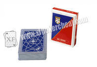 63x88 το εκλεκτής ποιότητας χαρακτηρισμένο πόκερ καρτών χιλ. εξαπατά τις κάρτες παιχνιδιού κόκκινες ή μπλε