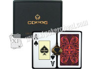Χαρακτηρισμένες κάρτες παιχνιδιού Copag νέου τύπου του Τέξας λέσχη για την εξαπάτηση πόκερ