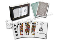 Μαγικό πλαστικό γραμμωτών κωδίκων λιονταριών που χαρακτηρίζει τις κάρτες παιχνιδιού για την εξαπάτηση αναγνωστών πόκερ