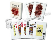 Αόρατα κάρτες παιχνιδιού παιχνιδιών πόκερ/έγγραφο βελών που παίζει τις χαρακτηρισμένες κάρτες
