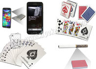 Ο γραμμωτός κώδικας ΤΣΙΚΝΙΑΔΩΝ αόρατος εξαπατά τις κάρτες παιχνιδιού για το παιχνίδι πόκερ Analayzer Τέξας Holdem πόκερ