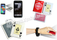 Ισπανία Fournieer 55 Cartes χαρακτηρισμένο γραμμωτός κώδικας πόκερ μέγεθος πόκερ καρτών αόρατο για τον ανιχνευτή πόκερ
