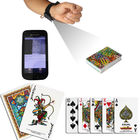 Αγγέλου πλαστικές επαγγελματικές πόκερ κάρτες πόκερ καρτών χαρακτηρισμένες γραμμωτός κώδικας για Analyer