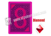 Πλαστικές αόρατες κάρτες παιχνιδιού αστεριών 100% της Τουρκίας για την υποστήριξη συσκευών ανάλυσης πόκερ στο παιχνίδι του Τέξας Holdem Ομάχα