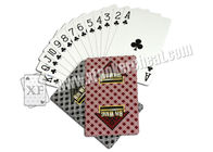 Οι ιδιωτικές χαρακτηρισμένες κόμμα κάρτες παιχνιδιού για τον τηλεφωνικό ανιχνευτή συσκευών ανάλυσης πόκερ που παίζει εξαπατούν
