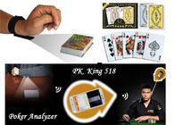 Εξαπάτηση χαρακτηρισμένων καρτών πόκερ του Ντα Βίντσι των πλαστικό με τους αόρατους γραμμωτούς κώδικες ISO