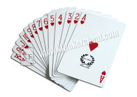 Εξαπάτηση χαρακτηρισμένων καρτών πόκερ του Ντα Βίντσι των πλαστικό με τους αόρατους γραμμωτούς κώδικες ISO