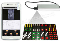 Αόρατες χαρακτηρισμένες πλευρά κάρτες παιχνιδιού Paigow ζωηρόχρωμες για το τηλέφωνο συσκευών ανάλυσης βασιλιάδων S518 του PK