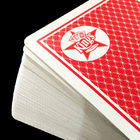 Κόκκινες και μπλε αόρατες πλαστικές κάρτες χαρτοπαικτικών λεσχών καρτών παιχνιδιού/βασιλιάδων Copag
