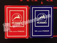 Οι αόρατες κάρτες παιχνιδιού παιχνιδιού Modiano Adjara για το πόκερ εξαπατούν τους UV φακούς επαφής