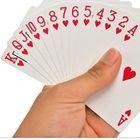 Πλαστικές κάρτες παιχνιδιού QEACHI με τα αόρατα σημάδια γραμμωτών κωδίκων μελανιού για τον ανιχνευτή συσκευών ανάλυσης πόκερ