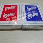 Πλαστικές κάρτες παιχνιδιού Broadway χαρτοπαικτικών λεσχών με τα αόρατα σημάδια μελανιού