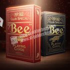 Χρυσές μελισσών PLC066 κάρτες παιχνιδιού εγγράφου αόρατες για την μπακαρά/Blackjack