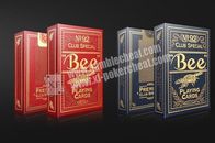 Χρυσές μελισσών PLC066 κάρτες παιχνιδιού εγγράφου αόρατες για την μπακαρά/Blackjack