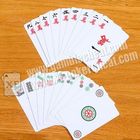 Γραπτές PVC εγγράφου κάρτες παιχνιδιού Mahjong αόρατες για τη συσκευή ανάλυσης πόκερ