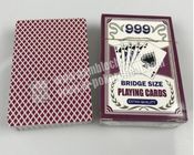 No.999 οι κάρτες παιχνιδιού μεγέθους γεφυρών με τα αόρατα σημάδια γραμμωτών κωδίκων μελανιού για το πόκερ εξαπατούν