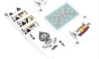 Αόρατες κάρτες παιχνιδιού Aruanka κιβωτών με τον κανονικό δείκτη μεγέθους γεφυρών