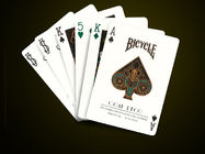 Αόρατο χαρακτηρισμένο μελάνι καρτών παιχνιδιού εξαπάτησης πόκερ ΑΙΓΩΝ DECO ποδηλάτων εξατομικευμένο
