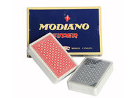Ιταλικός πλαστικός Ramino κόκκινος μπλε δείκτης καρτών πόκερ γεφυρών έξοχος χαρακτηρισμένος η Flori