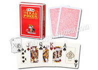 Χαρακτηρισμένες πλευρά κάρτες παιχνιδιού της Ιταλίας Τέξας Modiano πλαστικές τεράστιες για τον προάγγελο πόκερ