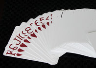 Μαγικές παιχνιδιού στηριγμάτων κάρτες παιχνιδιού προσώπου Fournier πλαστικές 2818 κόκκινες μπλε τεράστιες