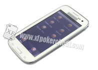 Το άσπρο κινητό τηλεφωνικό πόκερ της Samsung S4 εξαπατά χαρακτηρισμένη τη συσκευή συσκευή ανάλυσης καρτών παιχνιδιού
