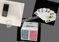 Ισπανία Fournier 2818 χαρακτηρισμένες πλαστικό κάρτες πόκερ παιχνιδιού για το κόκκινο/το μπλε Analayzer