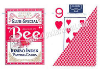 Eco - φιλικές κάρτες πόκερ μελισσών ευρείες χαρακτηρισμένες μέγεθος/τεράστιες κάρτες παιχνιδιού δεικτών