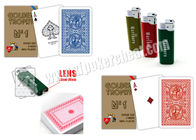 Ιταλία 100% πλαστικές Modiano χρυσές τροπαίων κάρτες πόκερ καρτών χαρακτηρισμένες πλευρά
