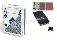 Μπλε τεράστιες 4 δεικτών κάρτες παιχνιδιού Copag πλαστικές για τον προάγγελο πόκερ
