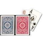 Kem βελών πλαστικά μπλε κόκκινα πόκερ στηρίγματα παιχνιδιού δεικτών μεγέθους τεράστια που παίζουν τις κάρτες
