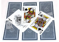 Ανθεκτικές μαγικές βασιλικές χαρακτηρισμένες πλαστικό κάρτες πόκερ με τον κανονικό δείκτη δύο