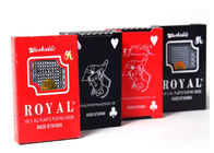 Οι βασιλικές χαρακτηρισμένες πλαστικό κάρτες πόκερ της Ταϊβάν, εξασθενίζουν τις ανθεκτικές κάρτες παιχνιδιού εξαπάτησης