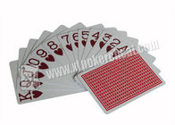 Χαρακτηρισμένες κάρτες πόκερ της Ιταλίας Modiano συνήθειας χαρτοπαικτική λέσχη με κόκκινο/μπλε χρωματισμένος