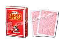 Χαρακτηρισμένες πλευρά κάρτες παιχνιδιού της Ιταλίας Τέξας Modiano πλαστικές τεράστιες για τον προάγγελο πόκερ