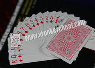 Ασημένιες πλαστικές κάρτες παιχνιδιού γεφυρών στηριγμάτων παιχνιδιού χαρτοπαικτικών λεσχών συνήθειας, ISO9001