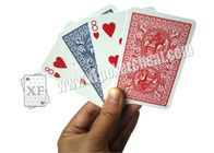Της Ιταλίας Modiano παλιό κόκκινο \ πόκερ τροπαίων χαρακτηρισμένο πλαστικό μπλε καρτών για το πόκερ Scaner