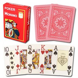 Επαγγελματικά πλαστικά εργαλεία Modiano Cristallo παιχνιδιού 4 κάρτες παιχνιδιού ΣΠΟΡΩΝ