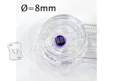 φακοί επαφής μελανιού 8mm UV αόρατοι, χαρακτηρισμένοι φακοί επαφής καρτών
